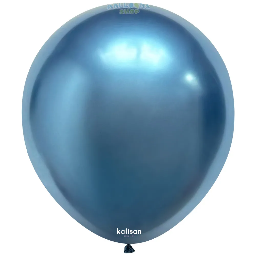 Baloane latex 30cm Blue Mirror 5005