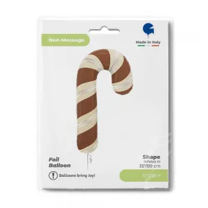 Balon Folie Figurina Acadea Ciubuc Satin Chocolate 89cm