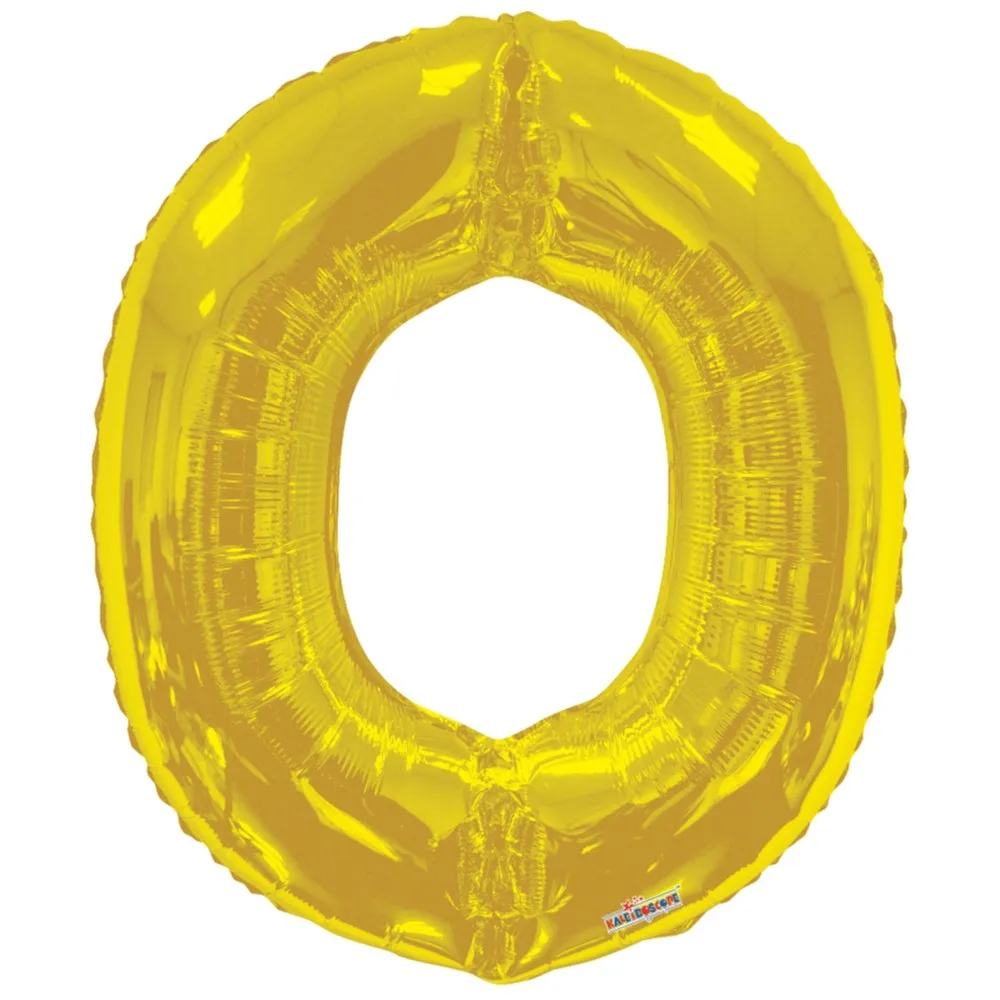 Balon folie litera O auriu 15274-34