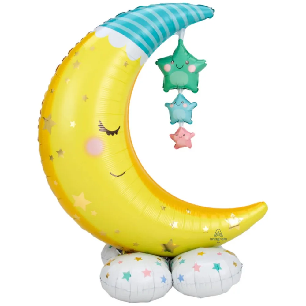 Balon Folie AirLoonz Moon Stars 101x139cm AMS 42459