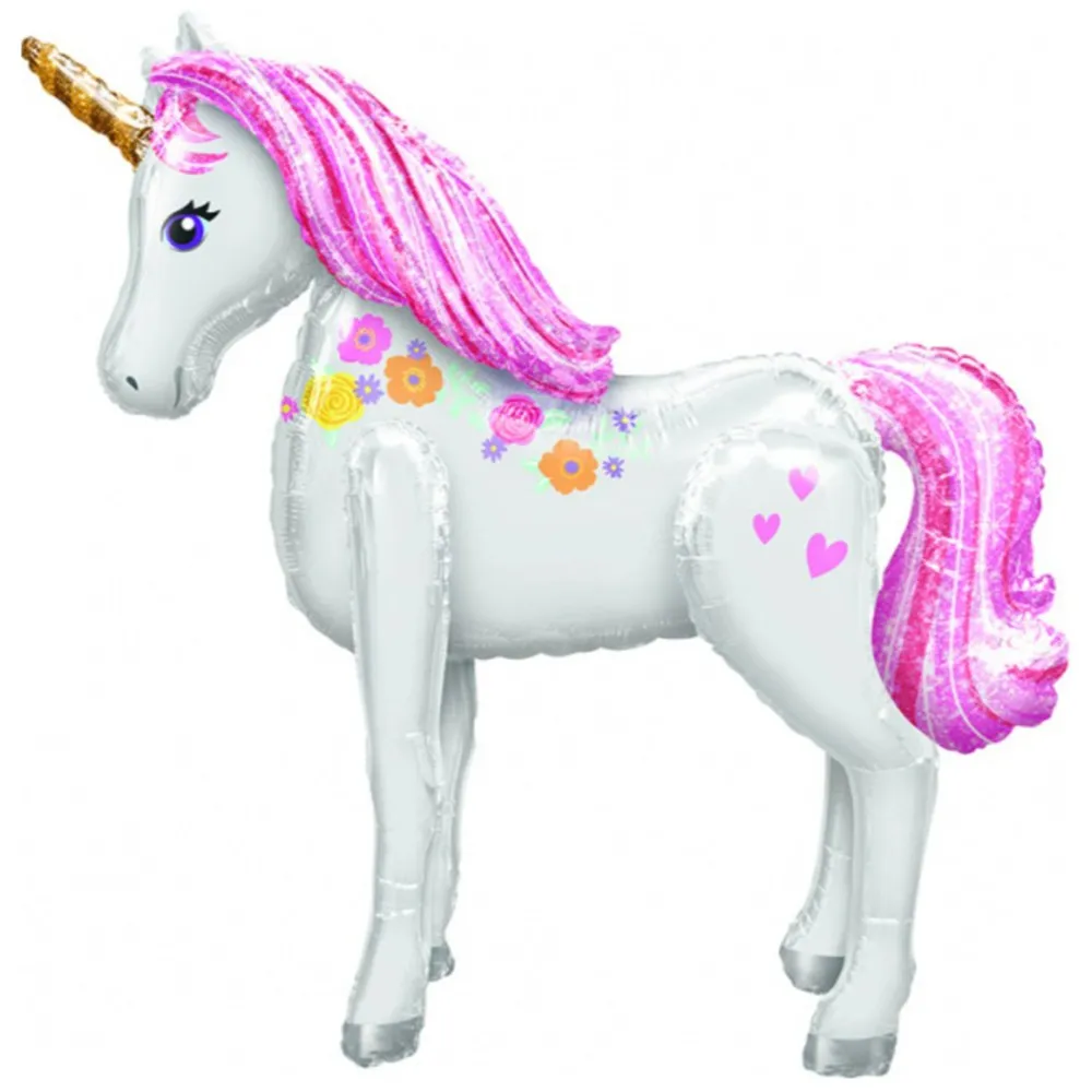 Balon Folie AirWalker Unicorn 106x116cm AMS 37277 01