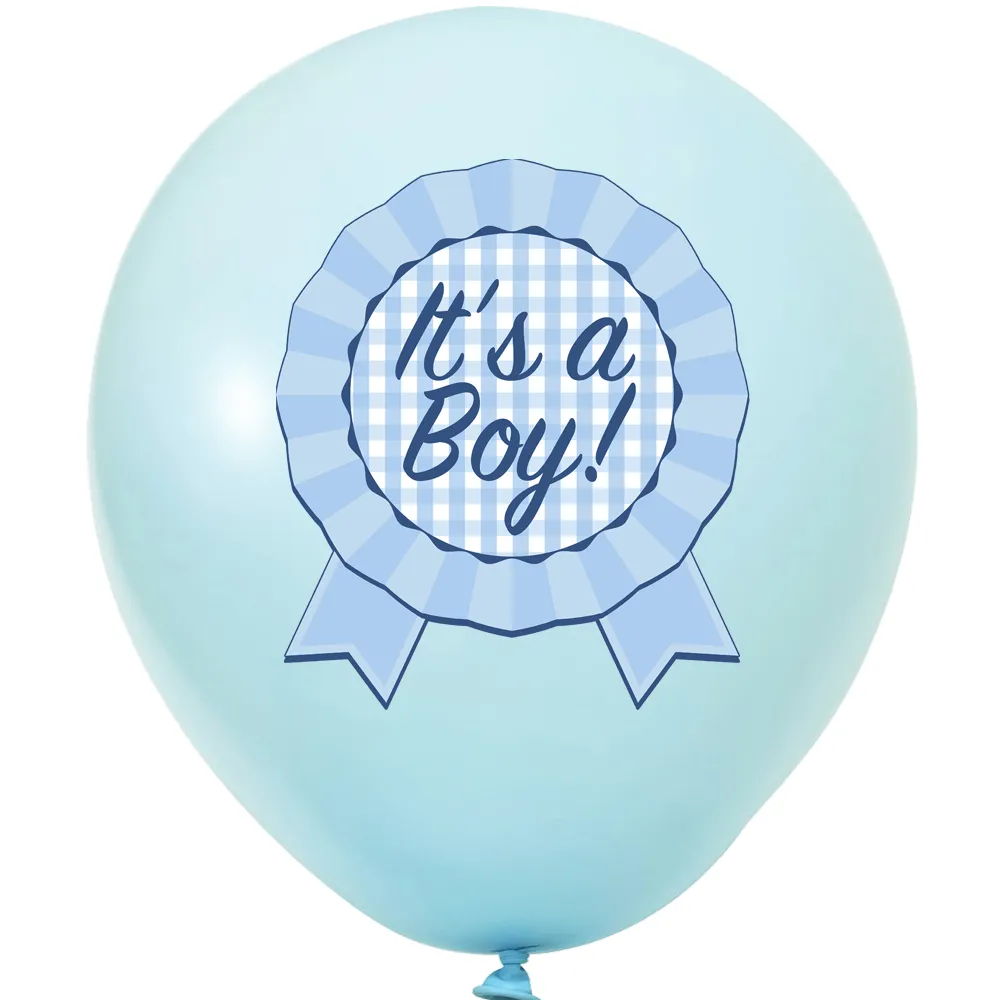 Set 12 Baloane Latex 30cm print It's a Boy