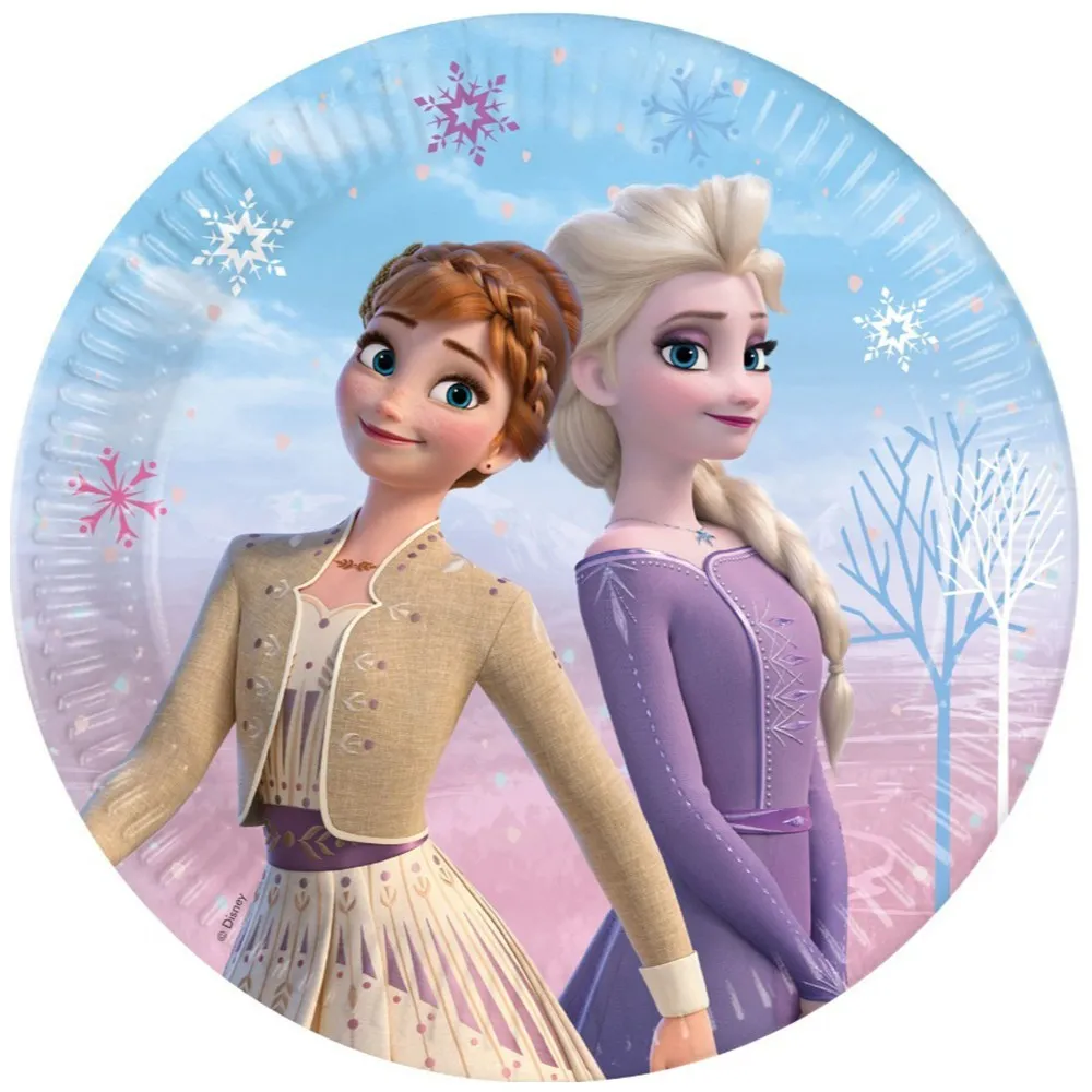 Set 8 Farfurii Petrecere 23cm Disney Frozen 2 Wind Spirit