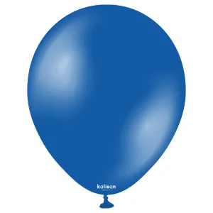 SET 50 Baloane Latex 28cm Sapphire Blue Metalic 7019