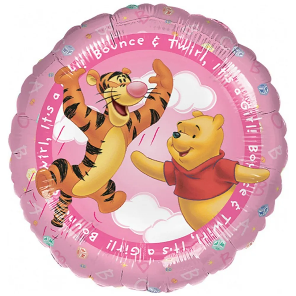 Balon Folie Winnie the Pooh It's a Girl 45cm AMS 09604 01