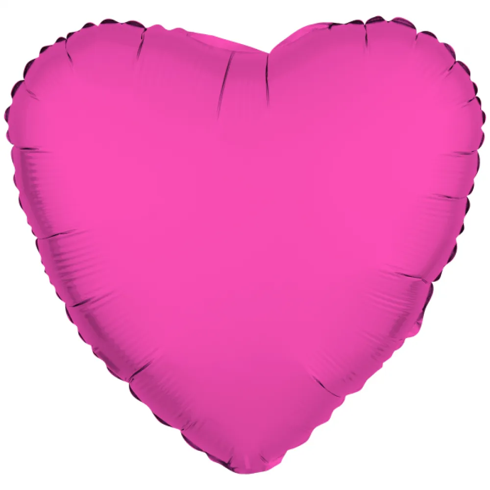 Balon Folie Inima Roz Neon 43cm R-10033-PKG