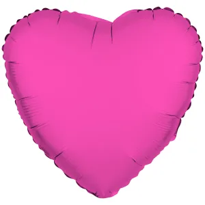 Balon Folie Inima Roz Neon 43cm R-10033-PKG