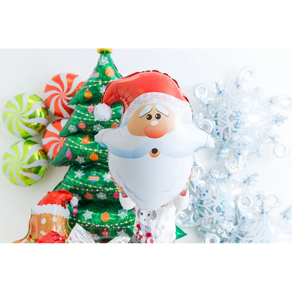Balon Folie Figurina Cap Mos Craciun 56cm Grabo