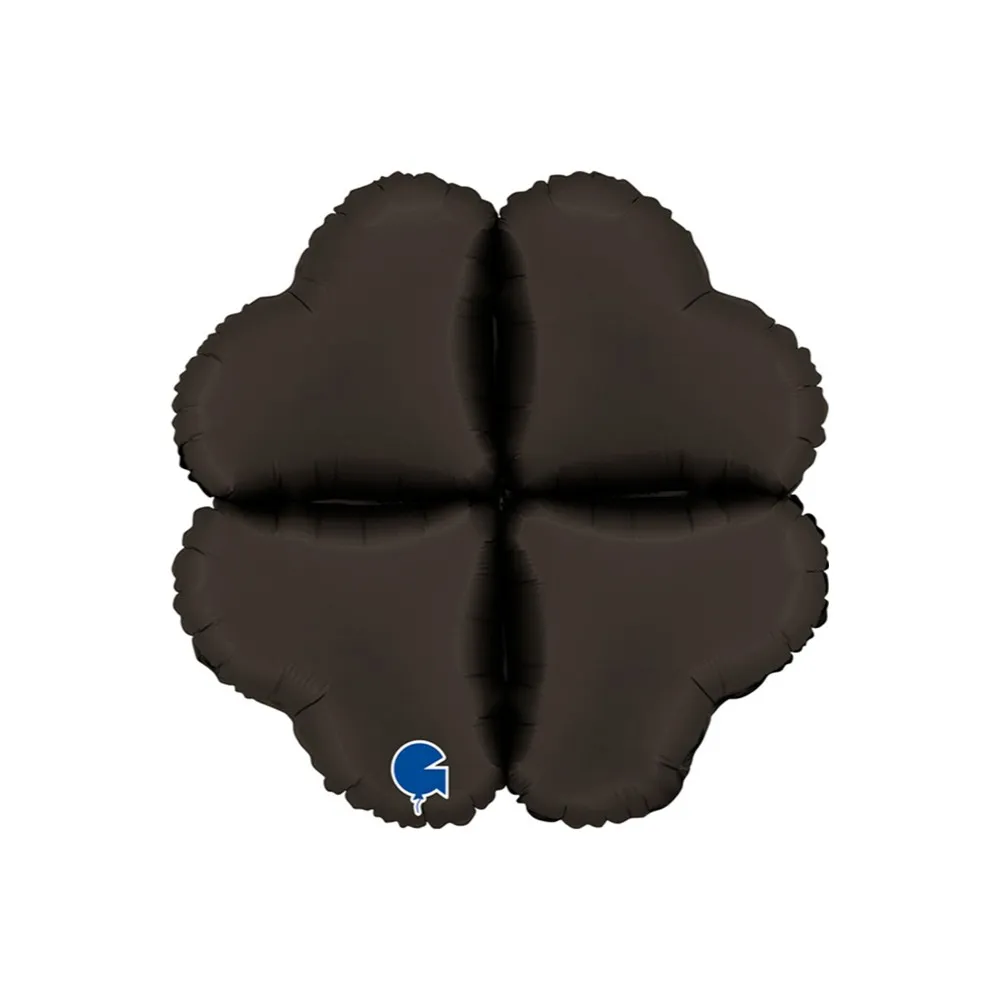 Balon Folie Baza pentru baloane Inimi Negre 40 cm Grabo