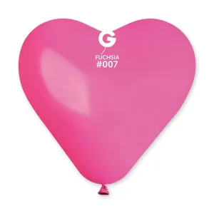 Baloane Latex Inima 30cm Standard Fucsia CR12.07