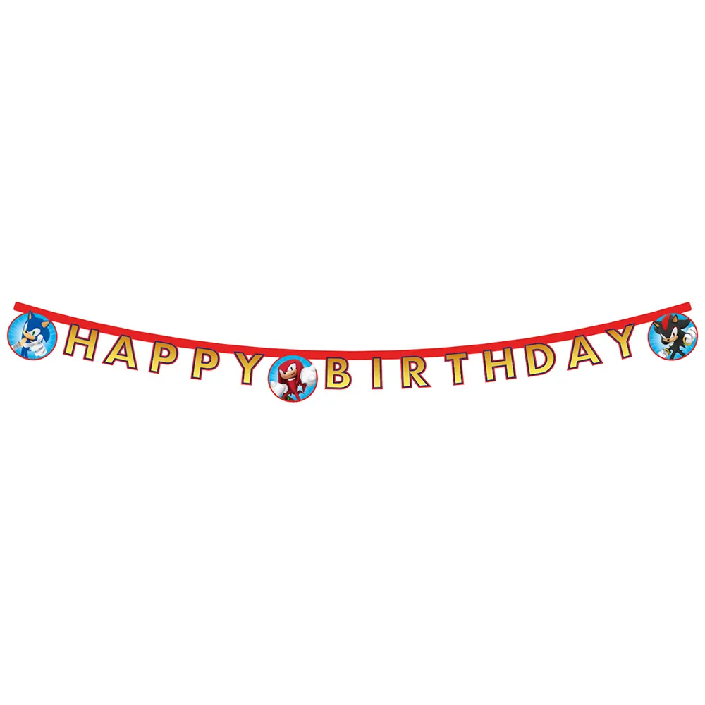 Banner Petrecere Happy Birthday Sonic