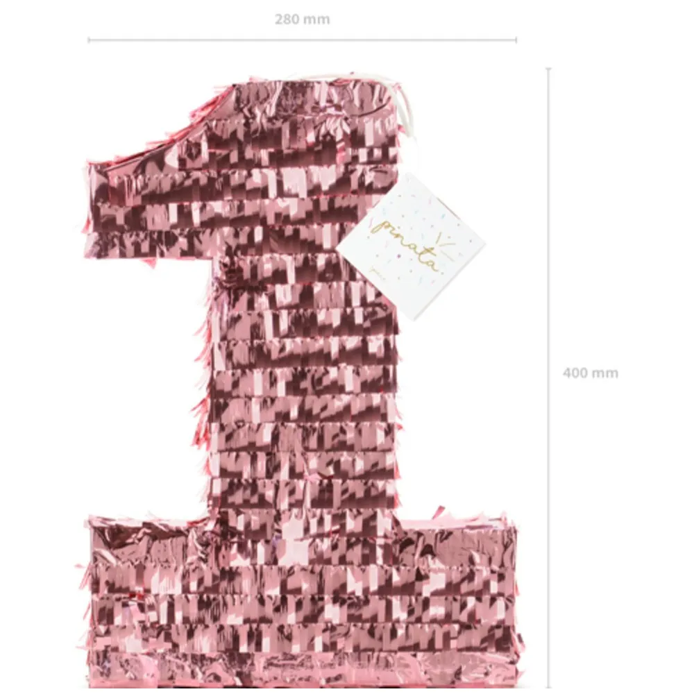 Pinata Cifra 1 Rose Gold 28.5x40.5x8cm
