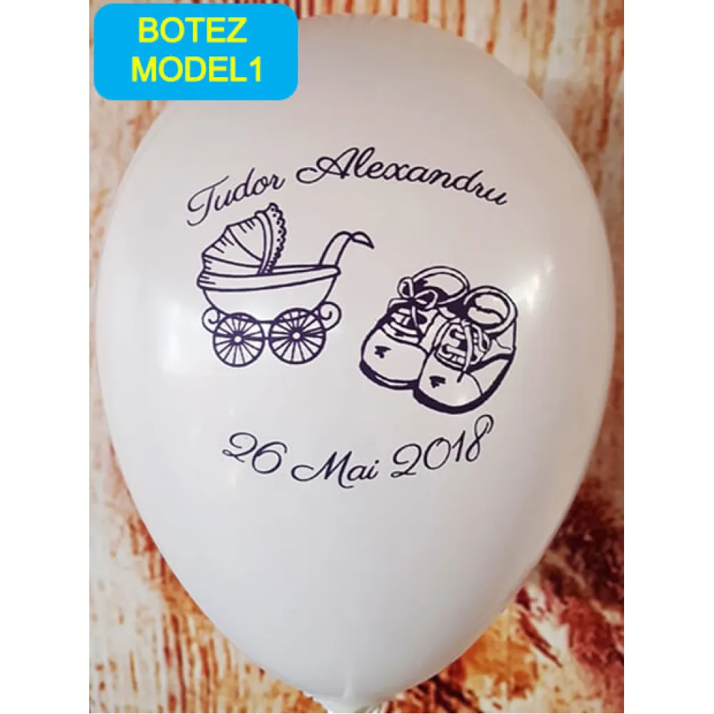 Baloane personalizate botez-BM1