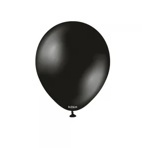 SET 50 Baloane Latex 13cm Onyx Black Metalic 7011