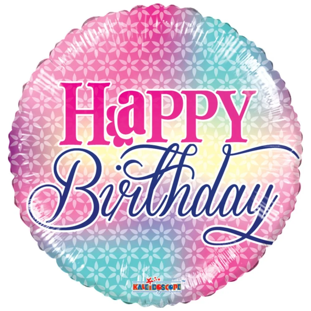 Balon Folie Happy Birthday Girly 45cm