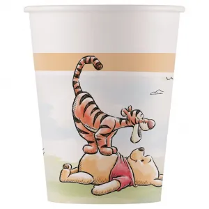 Set 8 Pahare Petrecere Carton 200ml Winnie Loves Nature