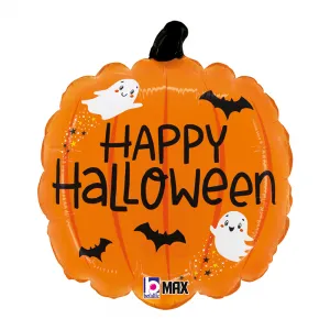 Balon Folie Figurina Dovleac Happy Halloween 46cm