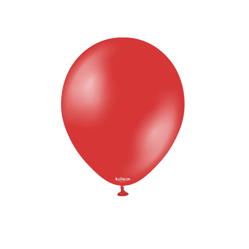 SET 50 Baloane Latex 13cm Red Metalic 7015