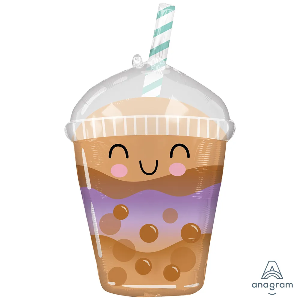 SuperShape Balon Folie Boba Tea 43x73cm ANAGRAM 4791501