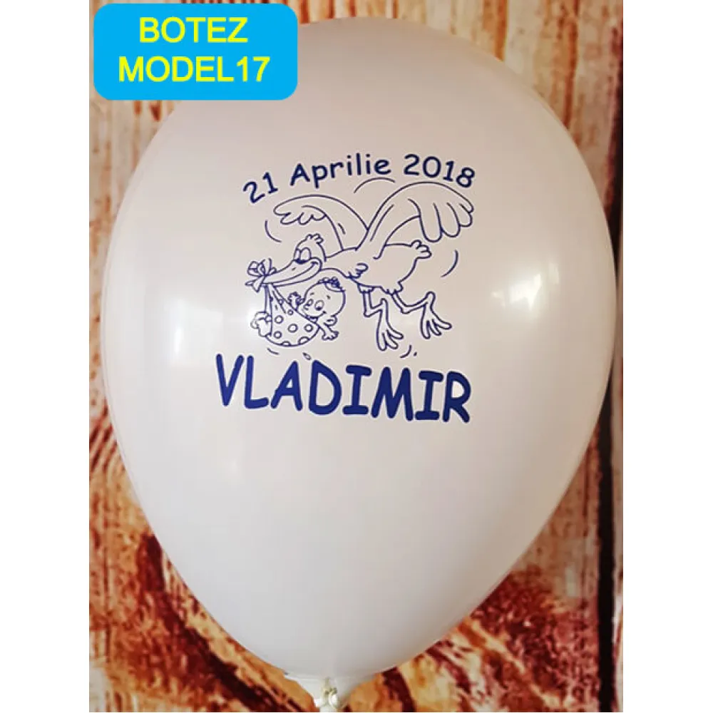 Baloane personalizate botez-BM17