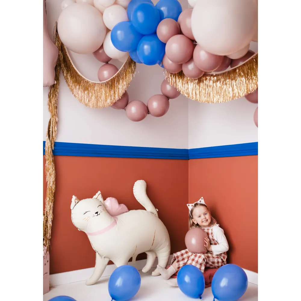 Balon Folie Figurina Pisica Alba 83x77cm