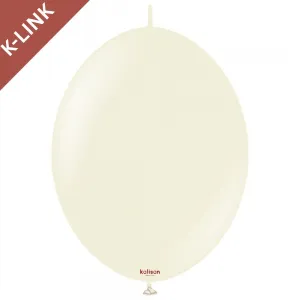 Baloane Latex 30cm K-Link White Sand Retro 8015 31280152