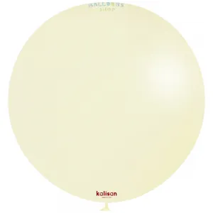 Balon Jumbo Latex 90cm Macaron Pale Yellow 3008