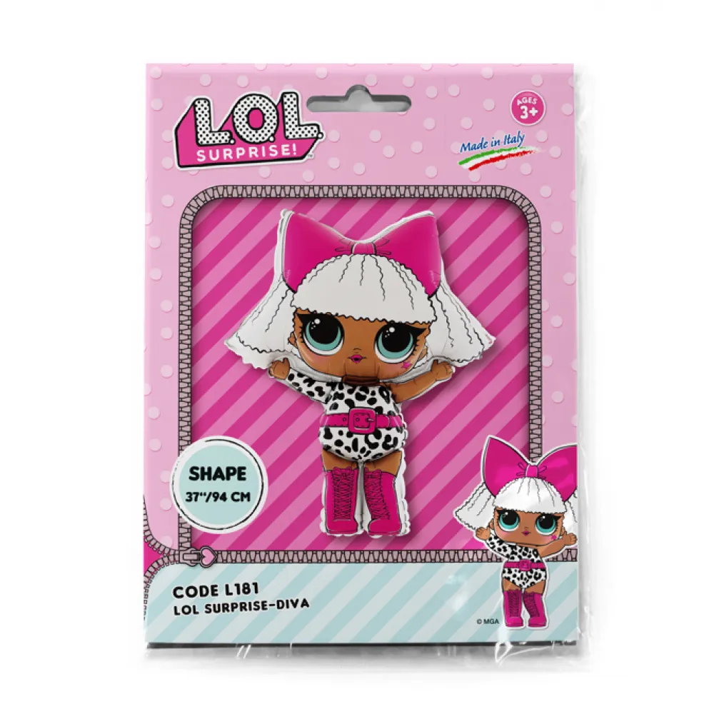 Balon Folie Figurina LOL Surprise Diva 94cm Grabo