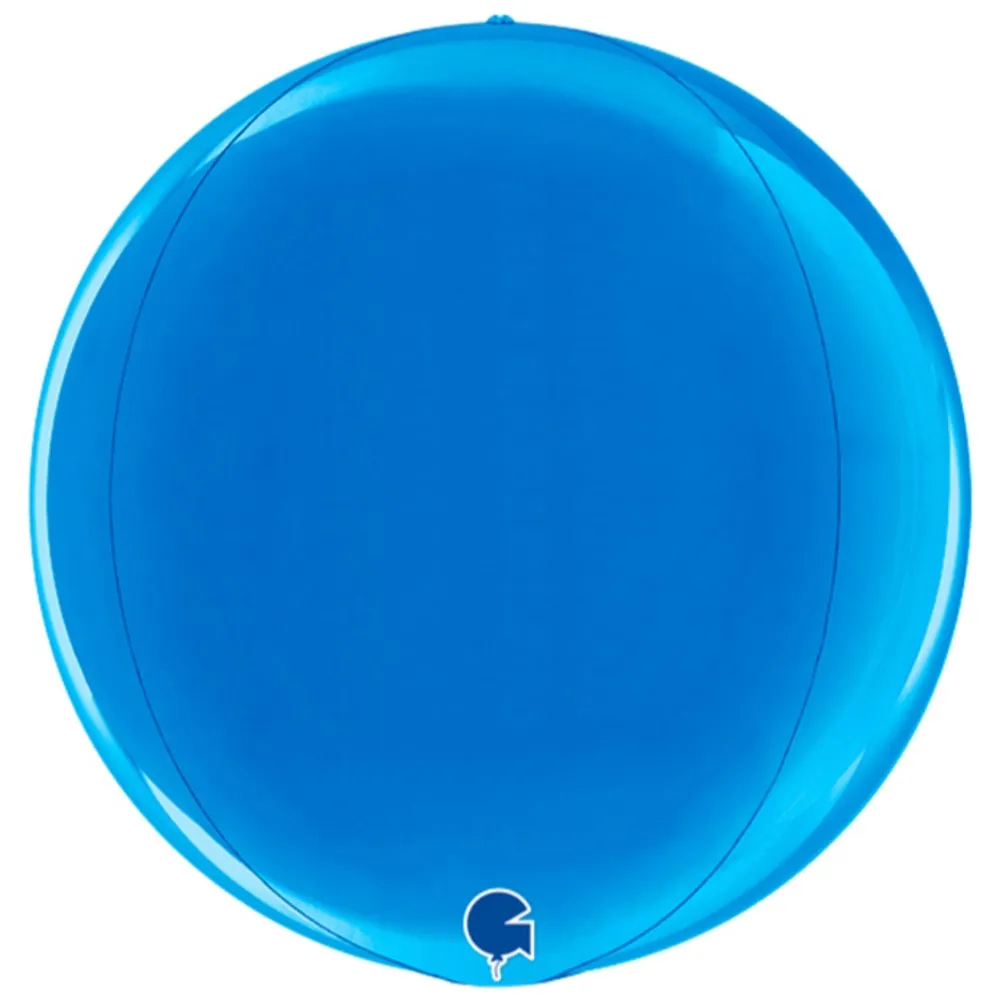 Balon Folie Sfera 4D Albastru 38 cm Grabo