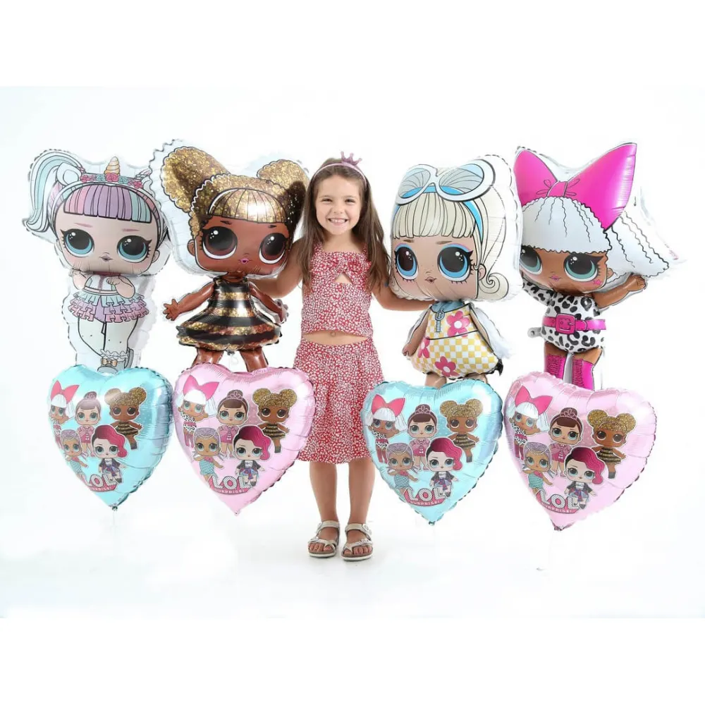 Balon Folie Figurina LOL Go Go Girl 42 x 76cm Grabo
