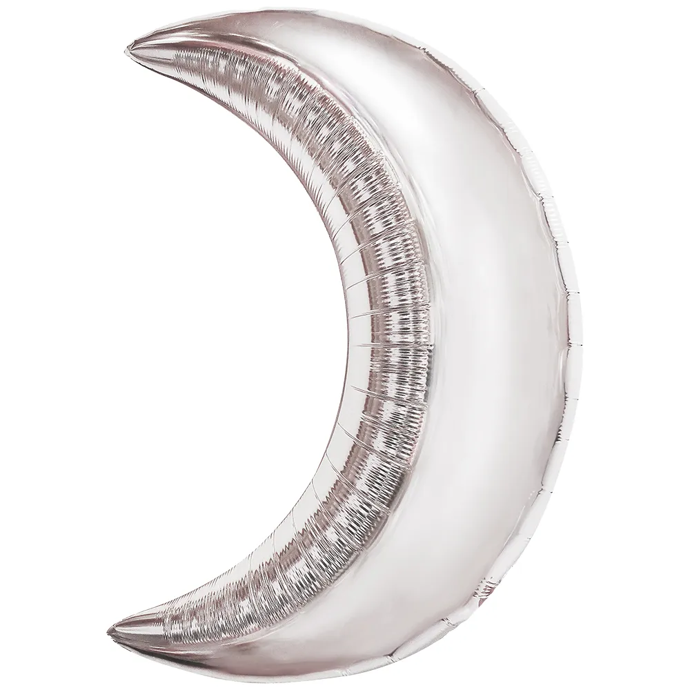 Balon Folie Figurina Semiluna Argintie 70cm