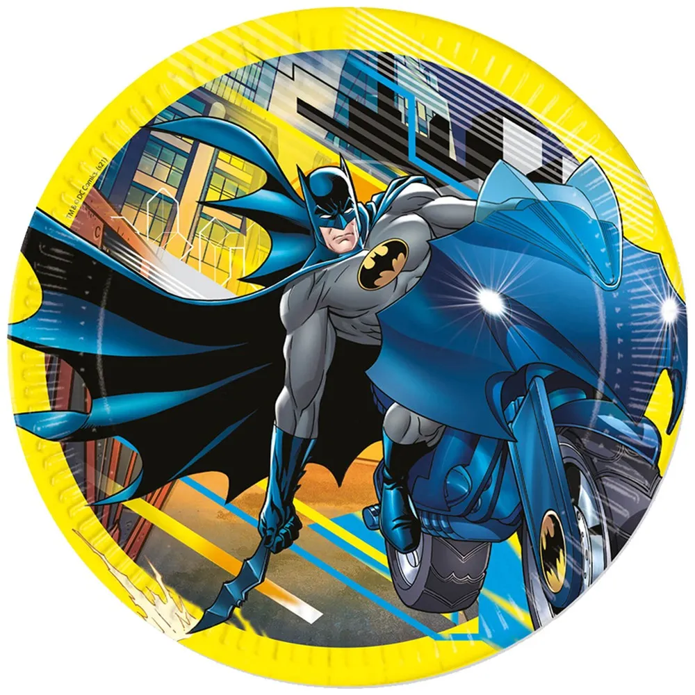 Set 8 Farfurii Petrecere 23cm Batman