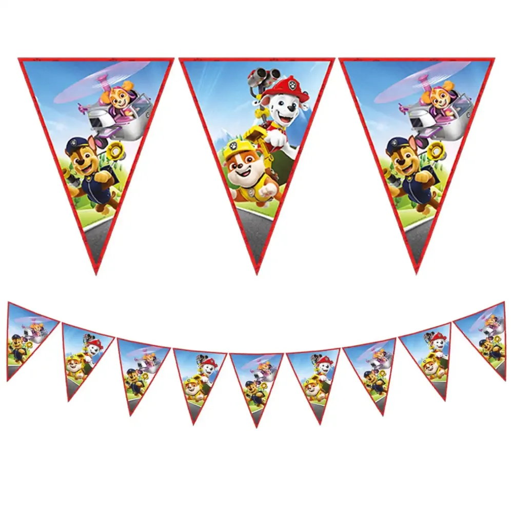 Banner Petrecere Stegulete Patrula Catelusilor Rescue Heroes