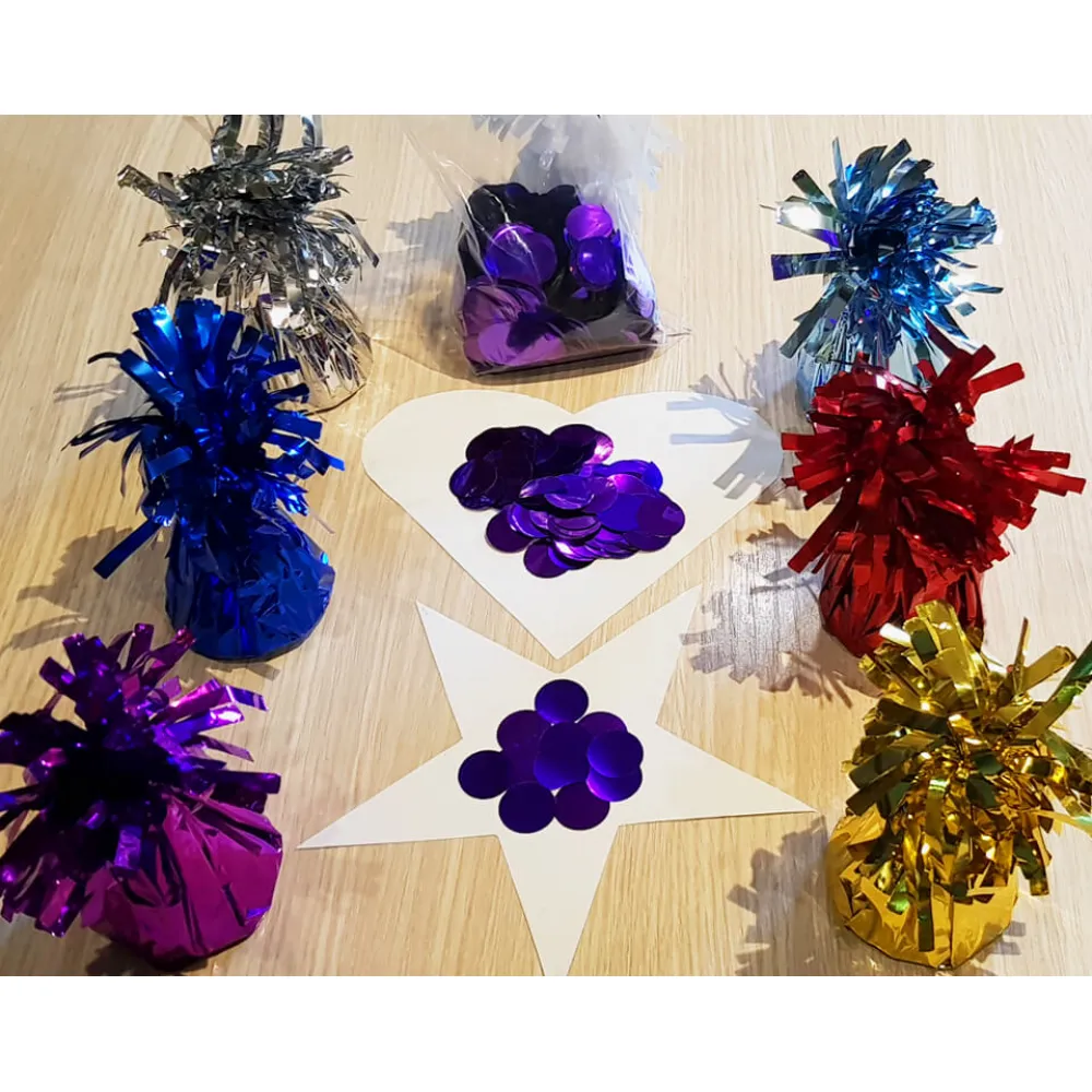 Confetti Metalic MOV 2cm Rotund 100g