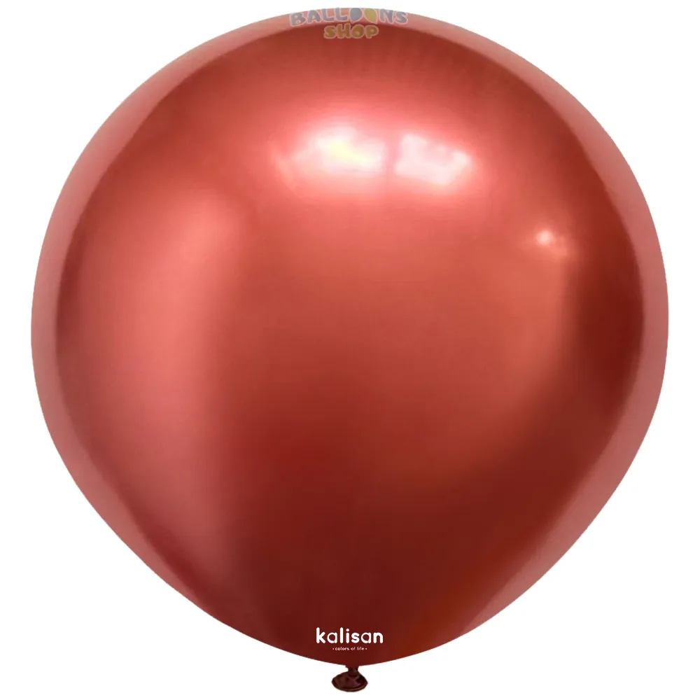 Balon Jumbo Latex 45cm Rosu Mirror 5010