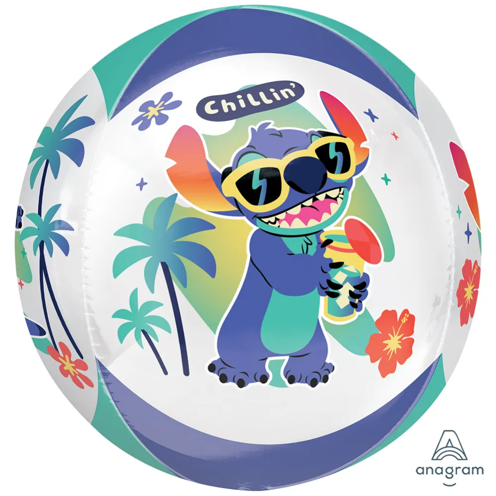 Orbz Balon Folie 4 Fete Stitch 38x40cm ANAGRAM 4700501