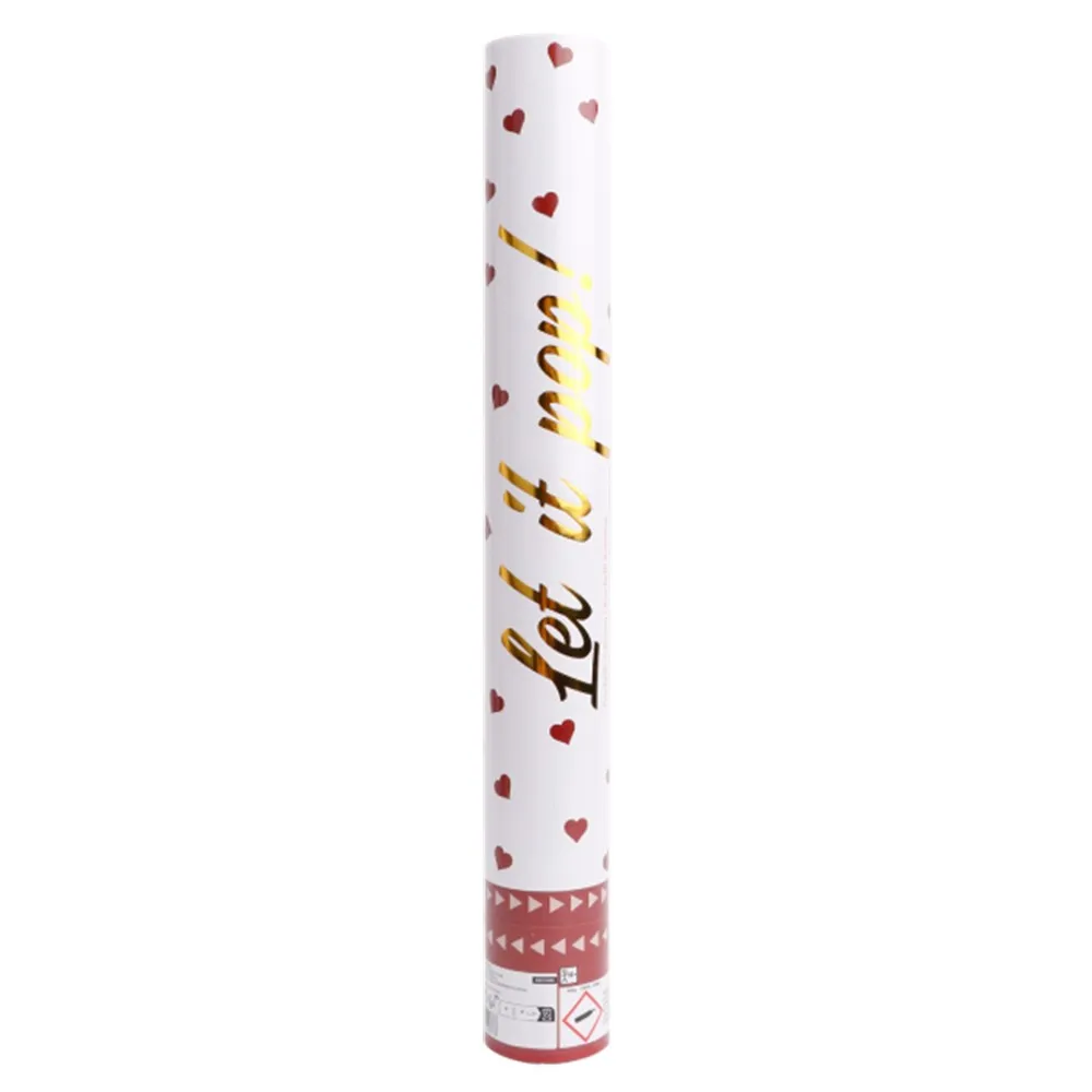 Tun Confetti Hartie Inimioare rosii 40cm 9916485