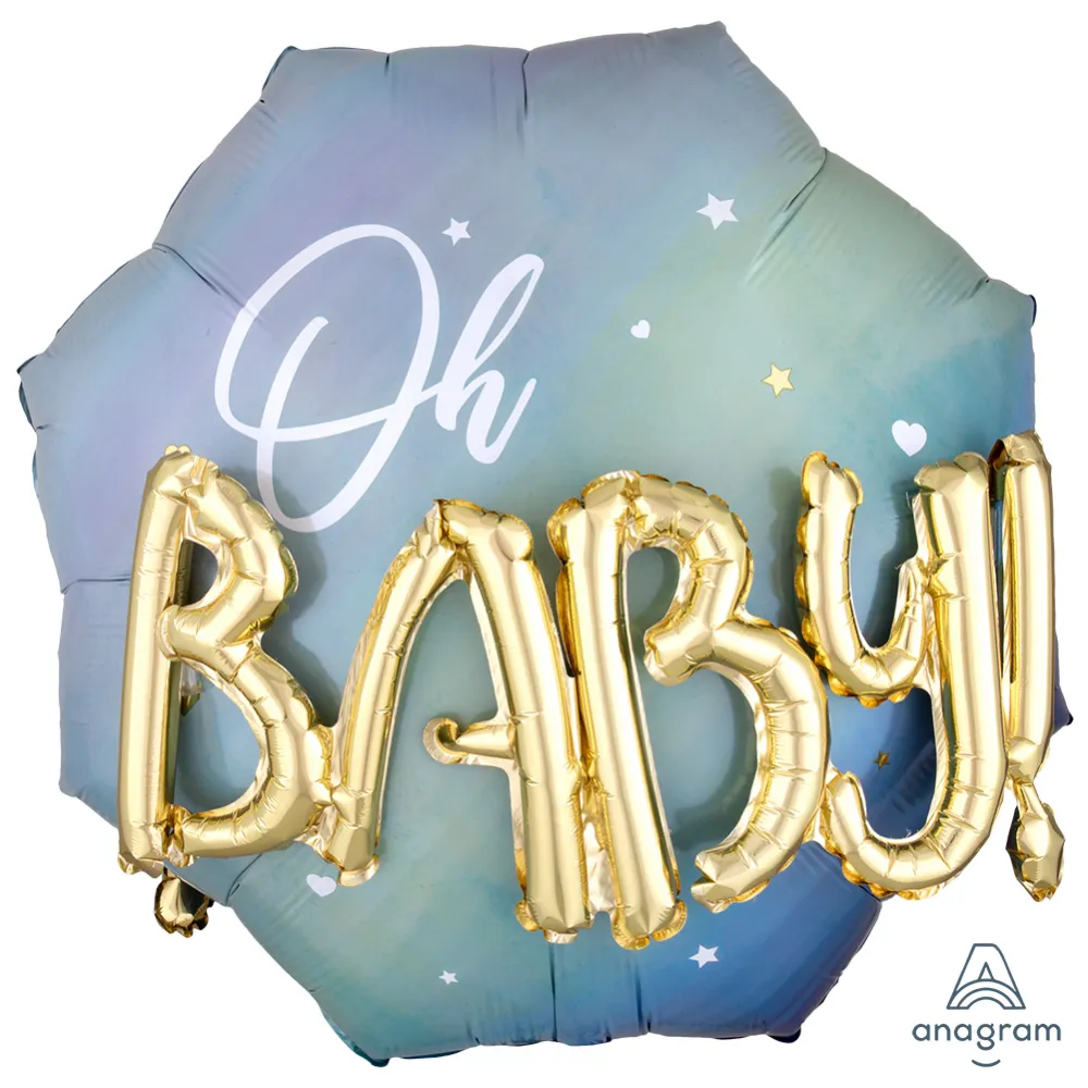 Multi-Balon Folie Blue Baby Boy 76x71cm ANAGRAM 3973401