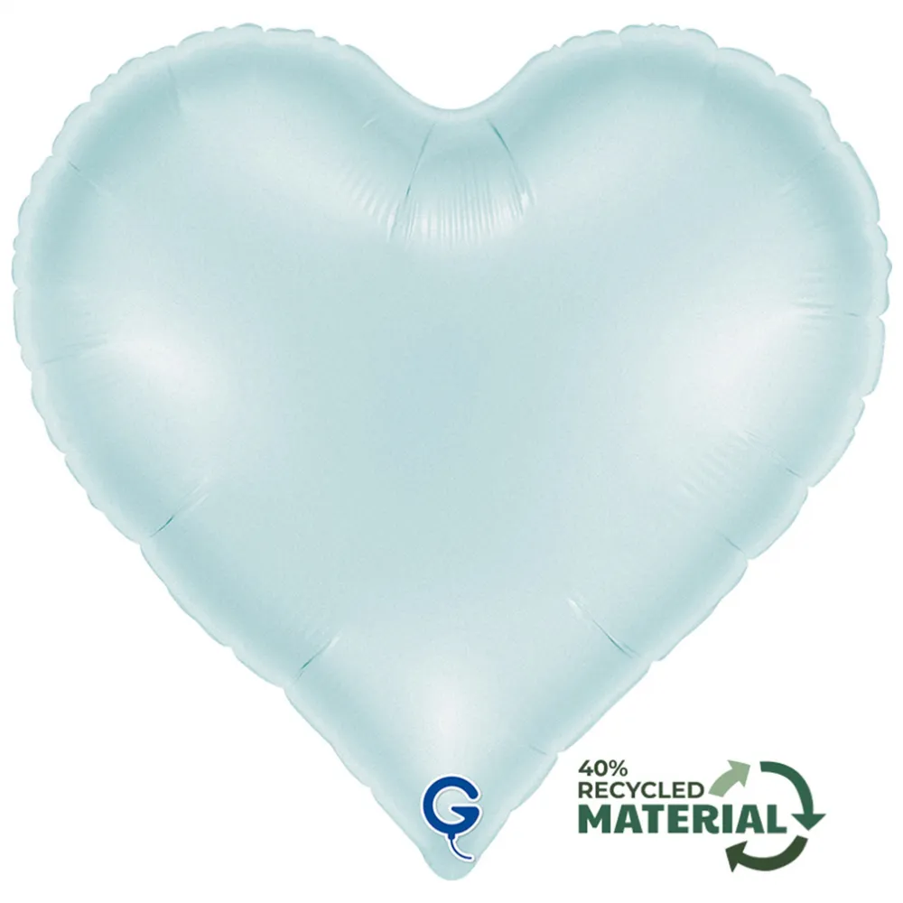 Balon Folie Inima Sweetie Satin Pastel Blue 46cm