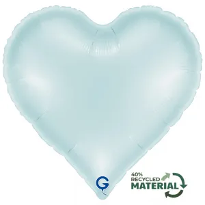 Balon Folie Inima Sweetie Satin Pastel Blue 46cm