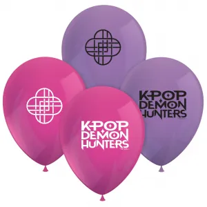 Set 8 Baloane Latex 28cm K-POP Demon Hunters 98651