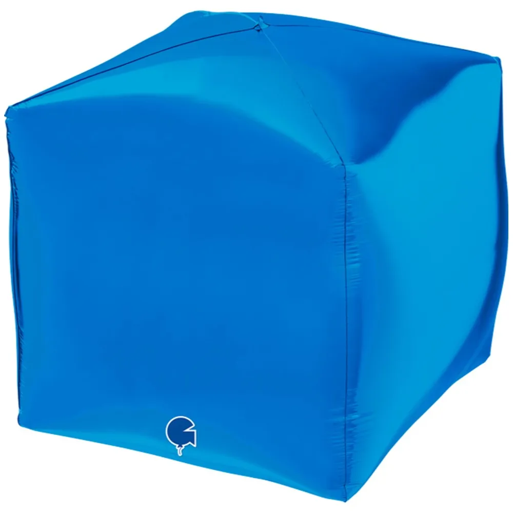 Balon Folie CUB 4D Albastru 38cm Grabo