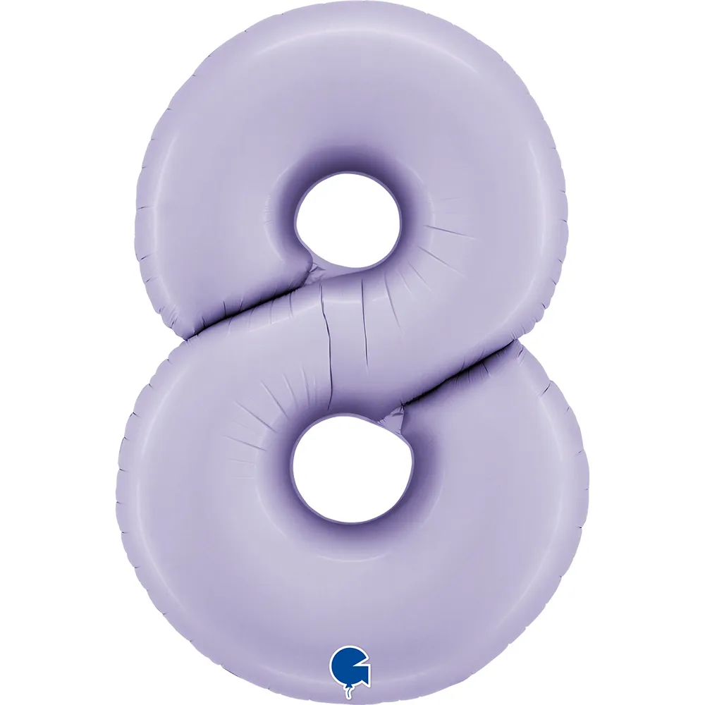 Balon Folie Cifra 8 Lila 102cm