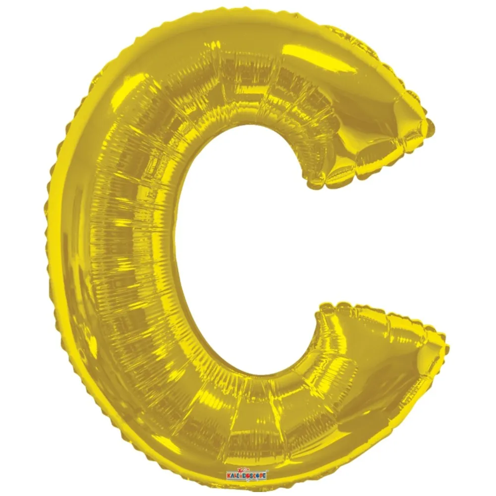 Balon folie litera C auriu 15262-34