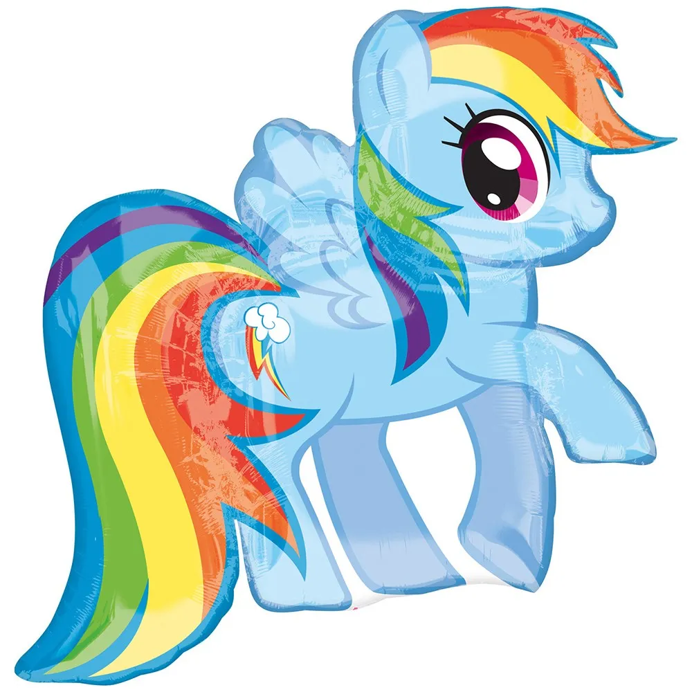 Balon Folie Figurina My Little Pony Rainbowdash 71x68cm AMS 26467 01