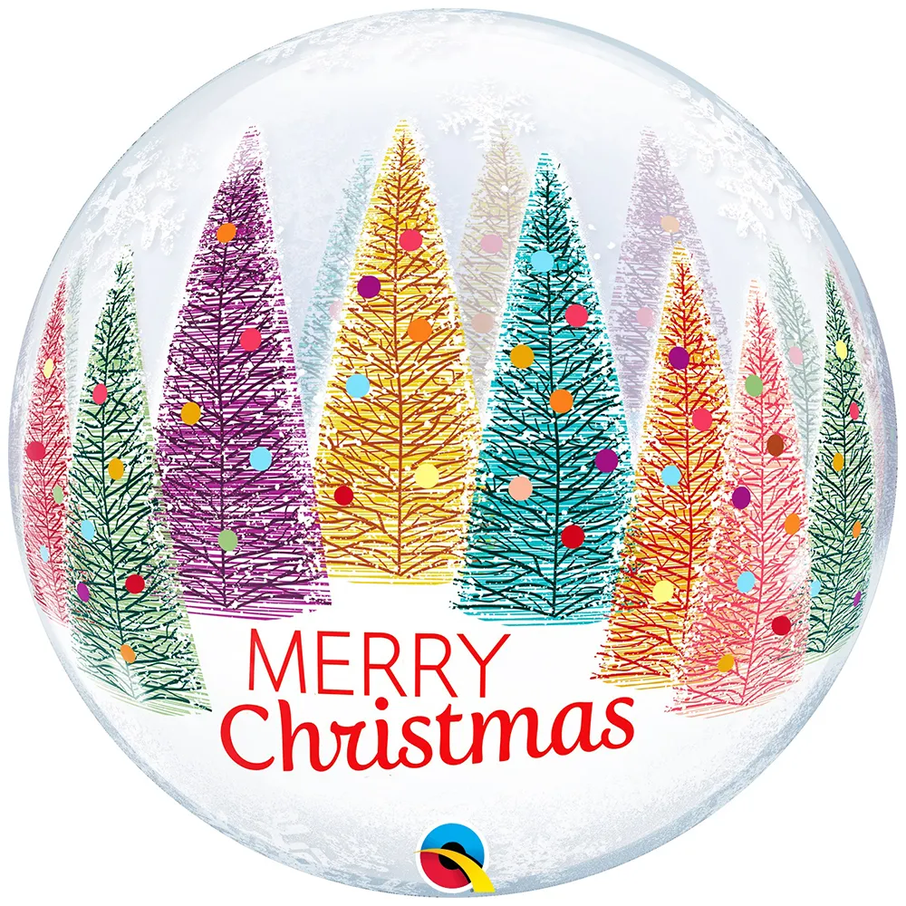 Deco Bubble Merry Christmas 22 inch - 55cm 14839 Qualatex