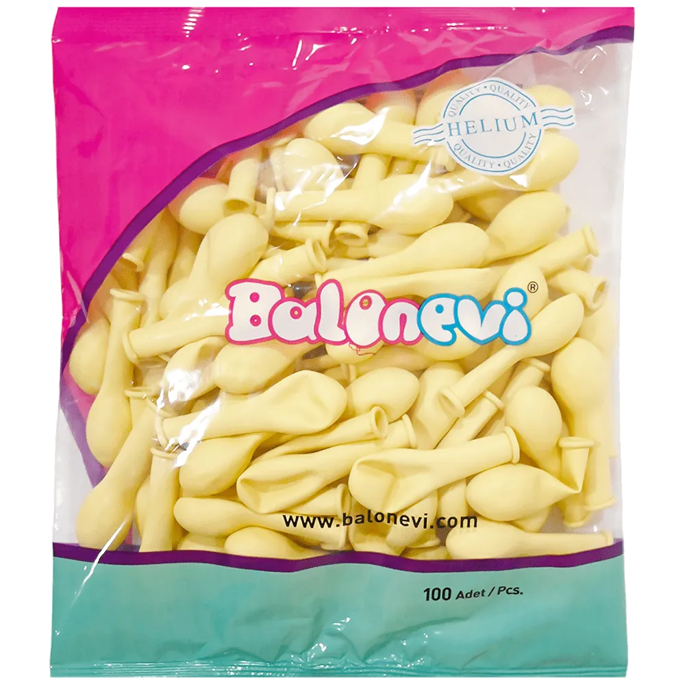 Baloane latex 13cm Macaron Vanilla -27