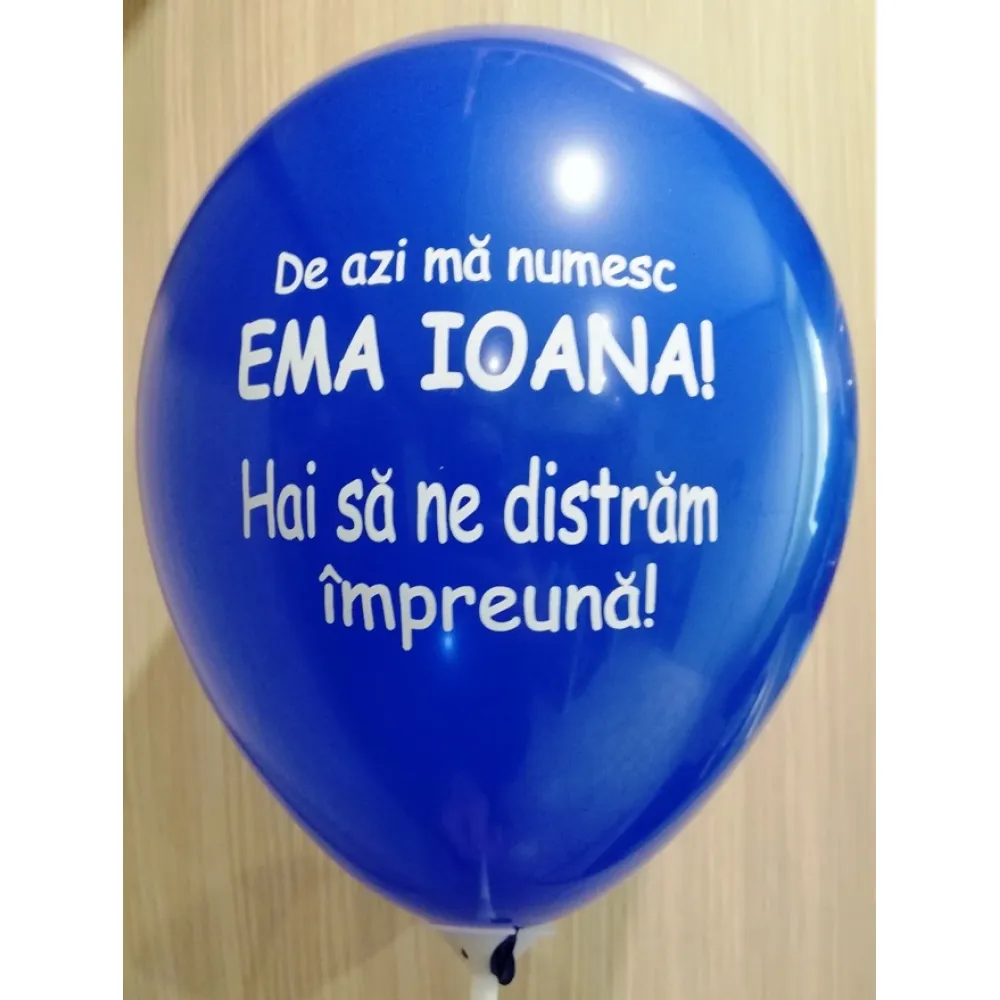 Baloane personalizate botez -BM45