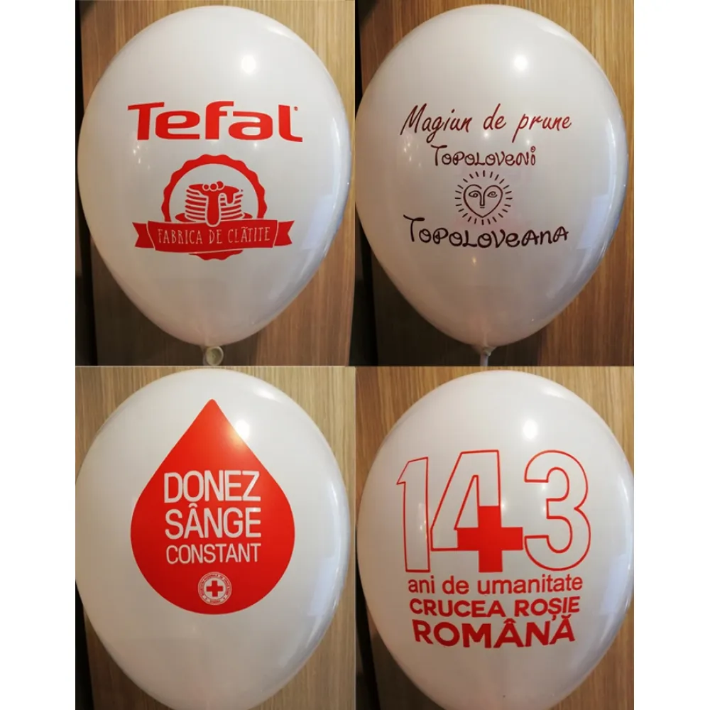 Grafica 1 culoare Personalizare Baloane Latex 26cm