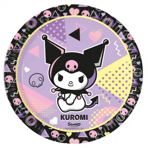 Set 8 Farfurii Petrecere 23cm Kuromi